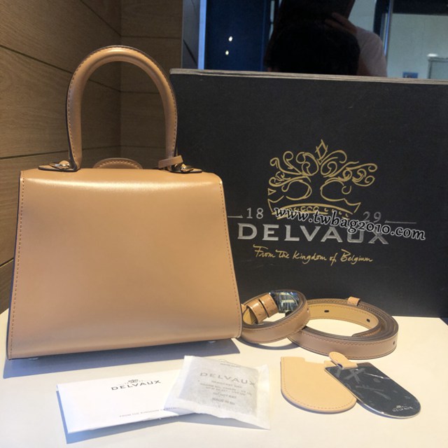 Delvaux頂級原單Brillant box皮雙環白色手提女包 德爾沃專櫃經典款Brillant PM包袋 bxs1119